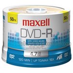 DVD-R 4.7 enregistrable (Boîtier avec tige) de Maxell - 50