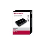 TRANSCEND USB 3.0 4-PORT HUB (BLACK)