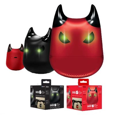 GenTek BOOMIE GHOUL BOOM BLUETOOTH SPEAKER *RED* GenTek BOOMIE GHOUL BOOM BLUETOOTH SPEAKER *RED*