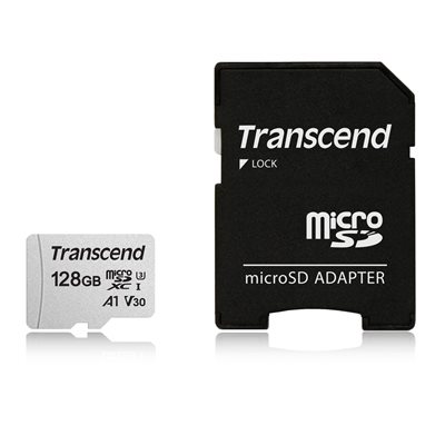 Transcend 128GB UHS-I U3 microSD with Adapte Read 95MB/s Write 45MB/s