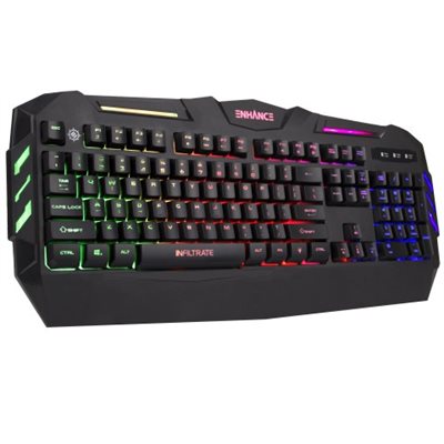 ACCESSORY POWER ENHANCE Infiltrate KL1 Membrane Keyboard ACCESSORY POWER ENHANCE Infiltrate KL1 Membrane Keyboard