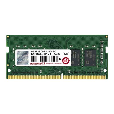 TRANSCEND 8GB DDR4 2400 SODIMM 1Rx8 IND TRANSCEND 8GB DDR4 2400 SODIMM 1Rx8 IND