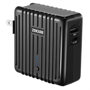Zendure MIX GO 2-in-1 Power Bank and Charger with 45W PD(5000mAh) Black ENG Only PKG