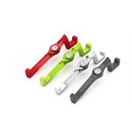Support à téléphone intelligent KEKOPHONE en polycarbonate et élastomère (noir)