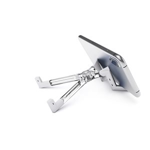 Support à téléphone intelligent KEKOPHONE en polycarbonate et élastomère (crystal)