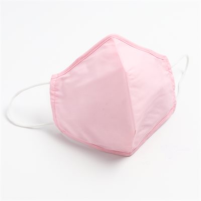 Washable & Reusable 50%Cotton50%Polyester Pink Masks Pack of 5