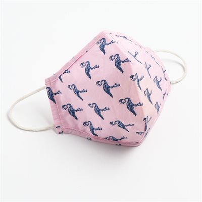 Washable and Reusable 100% Cotton Masks for Kids Pink XS Pack of 5