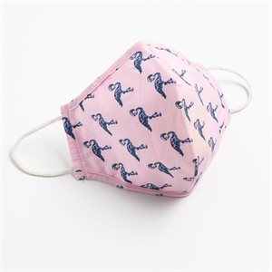 Masques pour enfant lavables et réutilisables en tissu HORST (Coton) Rose XS (Paquet de 5)