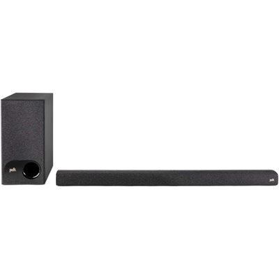 POLK Signa S Low-profile universal sound bar system w/ Wireless 5.25” subwoofer