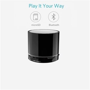Branded Bluetooth Audio Pod Speaker Black