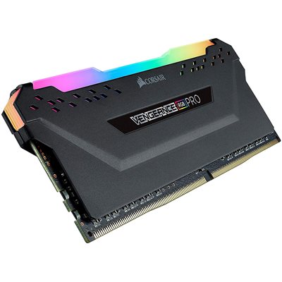 Corsair VENGEANCE RGB PRO 8GB (1X8GB) DDR4 3600 (PC4-28800) C18 Optimized for AMD Ryzen - BLAC Corsair VENGEANCE RGB PRO 8GB (1X8GB) DDR4 3600 (PC4-28800) C18 Optimized for AMD Ryzen - BLAC