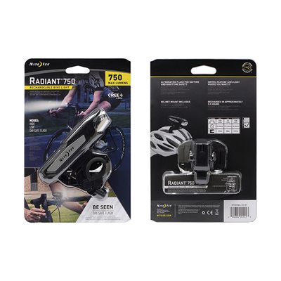 NITE IZE Radiant 750 Rechargeable Bike Light NITE IZE Radiant 750 Rechargeable Bike Light