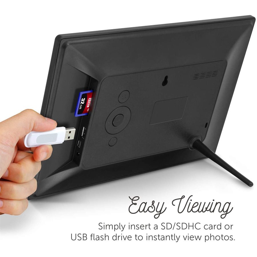 ALuratek 10" WiFi Digital Photo Frame with Toucjscreen IPS LCD Display