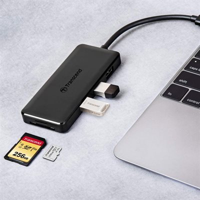 HUB5C USB 6-en-1 Type-C de Transcend HUB5C USB 6-en-1 Type-C de Transcend