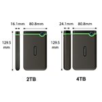 Transcend 2TB 2.5" Portable Ext. HDD StoreJet M3 slim USB-C (+USB-C to A cable)
