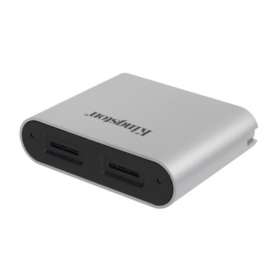KINGSTON USB3.2 Gen1 Workflow Dual-Slot microSDHC/SDXC UHS-II Card Reader KINGSTON USB3.2 Gen1 Workflow Dual-Slot microSDHC/SDXC UHS-II Card Reader