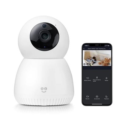 Caméra de sécurité intelligente Geeni Scope 1080p HD à suivi automatique, Intérieur, blanc Caméra de sécurité intelligente Geeni Scope 1080p HD à suivi automatique, Intérieur, blanc