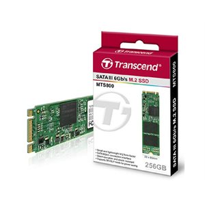 Transcend 256GB M.2 2280 SSD SATA3 B+M Key MLC Wide Temp.
