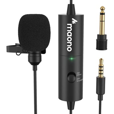 Microphone cravate MAONO omnidirectionnel rechargeable Microphone cravate MAONO omnidirectionnel rechargeable