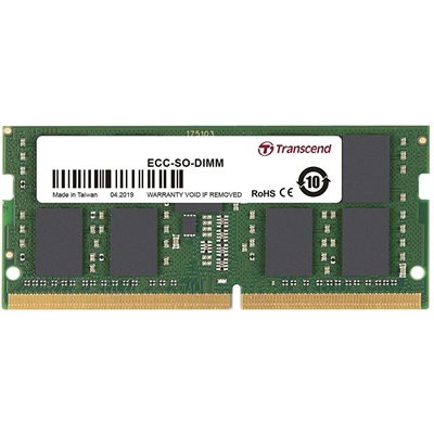 TRANSCEND 8GB DDR4 3200 ECC-SODIMM 1Rx8 1Gx8 CL22 1.2V TRANSCEND 8GB DDR4 3200 ECC-SODIMM 1Rx8 1Gx8 CL22 1.2V
