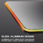 ACCESSORY POWER ENHANCE Gaming Mouse Pad - Aluminum LED gaming mouse pad Black