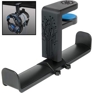 ACCESSORY POWER ENHANCE Dual Headphone Mount - Black
