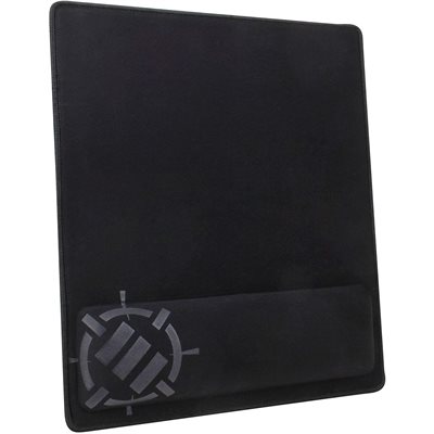 ACCESSORY POWER ENHANCE Large Gaming Mouse Pad with Memory Foam Wrist Rest - Black ACCESSORY POWER ENHANCE Large Gaming Mouse Pad with Memory Foam Wrist Rest - Black