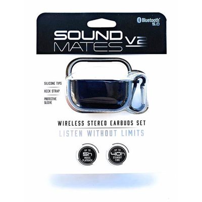 TZUMI SoundMates V2 Wireless Stereo Earbuds Protective Charging Case - Pink