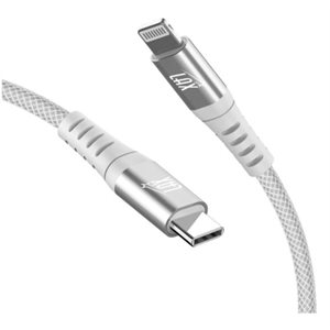 LAX 6FT USB-C to Lightning Cables MFi C94 Connectors - Silver