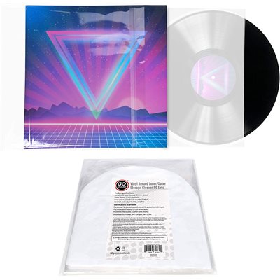 ACCESSORY POWER GOgroove Vinyl Record Inner/Outer Storage Sleeves 50 Sets Record Sleeves 12in(100PK) ACCESSORY POWER GOgroove Vinyl Record Inner/Outer Storage Sleeves 50 Sets Record Sleeves 12in(100PK)