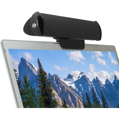 ACCESSORY POWER GOgroove SonaVERSE USB Clip On Soundbar Laptop Speaker with USB Plug-n-Play - BLACK ACCESSORY POWER GOgroove SonaVERSE USB Clip On Soundbar Laptop Speaker with USB Plug-n-Play - BLACK