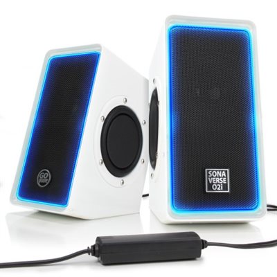 ACCESSORY POWER GOgroove SonaVERSE O2i USB Powered Multimedia Computer Speaker System w/ LED WHT ACCESSORY POWER GOgroove SonaVERSE O2i USB Powered Multimedia Computer Speaker System w/ LED WHT
