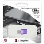 KINGSTON 128GB DataTraveler microDuo 3C 200MB/s dual USB-A + USB-C