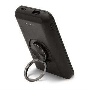Emerge - Helix - Banque d'alimentation MagWireless 5 000 mAh avec support d'anneau et béquille
