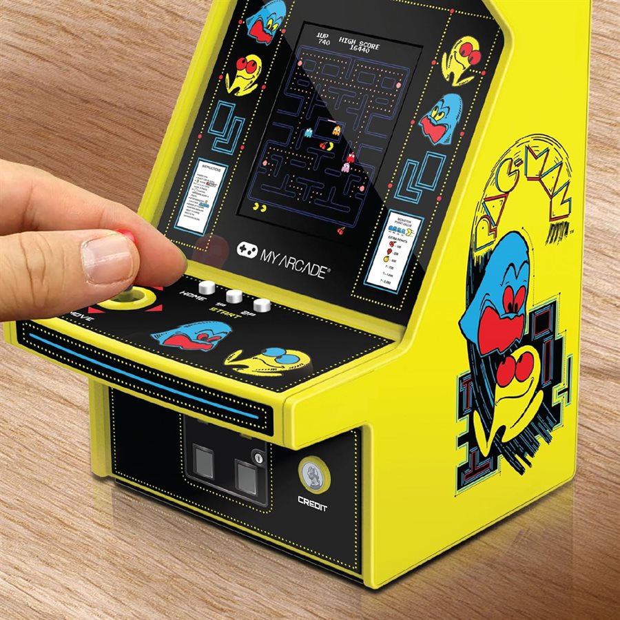 My Arcade MICRO PLAYER PRO 6 7 PAC MAN PORTABLE RETRO ARCADE Yellow