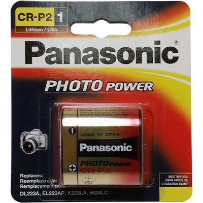 Panasonic CRP2PA1B 6-Volt Photo Lithium Battery