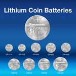 Pansonic CR2032 3 Volt Lithium Coin Cell Batteries - 1 Pack