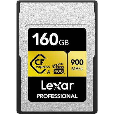 Lexar 160GB Professional CFexpress Type A Card GOLD Series Lexar 160GB Professional CFexpress Type A Card GOLD Series