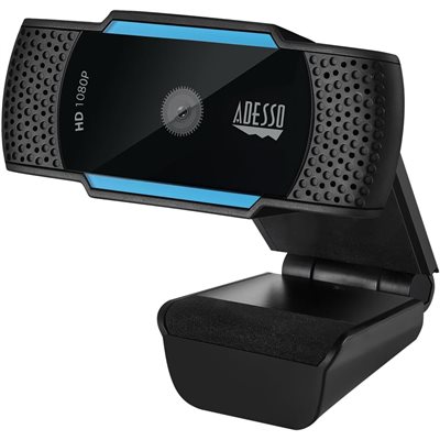 Adesso 1080P (2.0 Megapixel), H.264, Auto focus Webcam with build in Dual Microphone & Privacy Shut