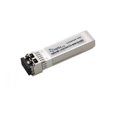 Optic.ca 32GBASE-SW SFP28, 850NM, 100M, MMF, DDM, 100% QLOGIC COMPATIBLE Optic.ca 32GBASE-SW SFP28, 850NM, 100M, MMF, DDM, 100% QLOGIC COMPATIBLE