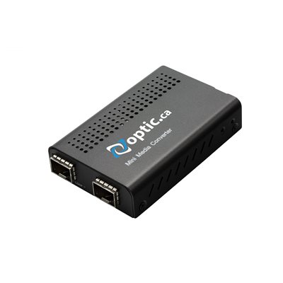 Optic.ca 125M to 11.7G Mini OEO Converter, 12VDC, 0.6A external cULus PSU 120VAC US Optic.ca 125M to 11.7G Mini OEO Converter, 12VDC, 0.6A external cULus PSU 120VAC US