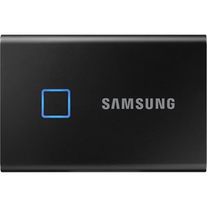 SAMSUNG 3D V-Nand USB 3.2 Gen. 2 T7 Touch 500GB SSD - Black OPEN BOX