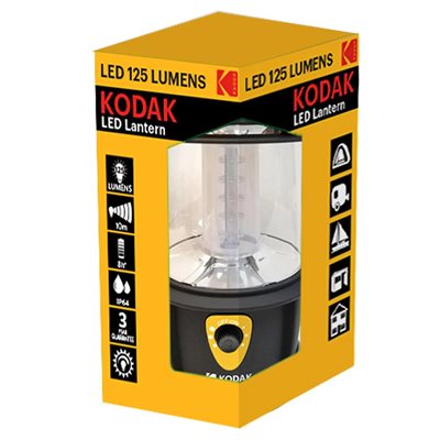 Kodak LED Lantern 125 iP64 (D battery not included) Kodak LED Lantern 125 iP64 (D battery not included)