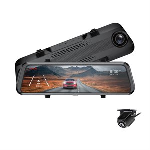 myGEKOgear Oribit D100 10" Rearview Mirror 1080P Dash Camera and Back Up Camera