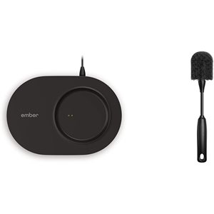 Ember Travel Mug Chrging Coaster 2 WirelesCharging f/use w/Temperature Control Smart Travel Mug BLK