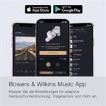 Bowers & Wilkins Pi5 S2 TW Earbuds Active Noise Cancellation, Qualcomm aptX Technology Cloud Grey