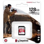 Kingston 128GB Canvas React Plus SDXC UHS-II 280R/100W U3/V60/4K