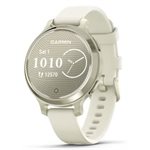 Garmin Lily 2 Active Lunar Gold with Bone Silicone Band