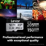 Lexar 256GB Pro Silver Plus UHS-I microSDXC