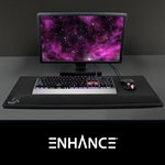 Accessory Power ENHANCE Gaming Mat with Memory Foam Wrist Pad